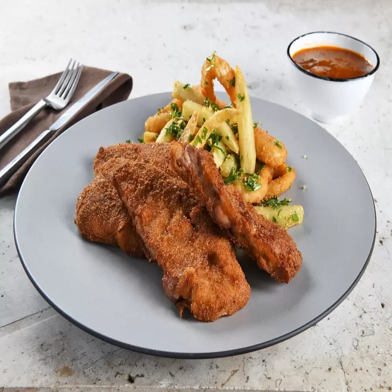 milanesas de cerdo