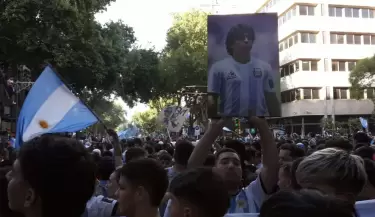 Festejos -Argentina-croacia