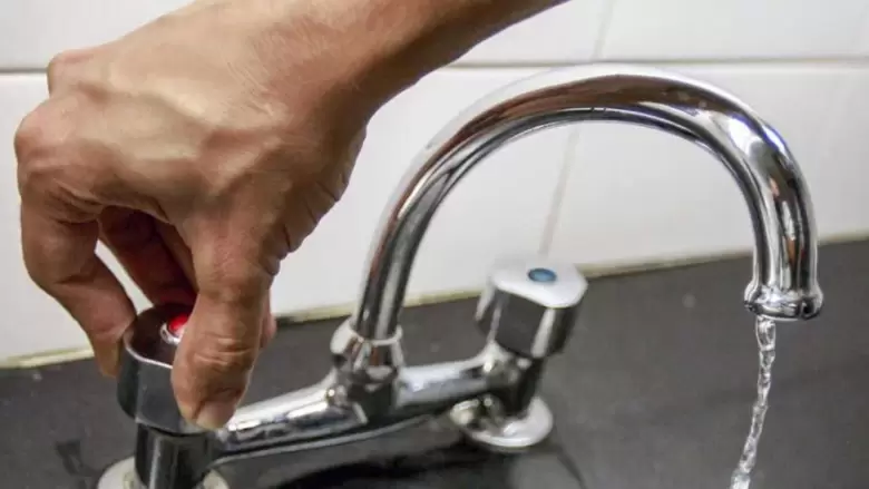 Corte de agua.