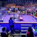 Alumnos de la escuela Tomás Alva Edison compitieron en el Mundial de Robótica en Houston