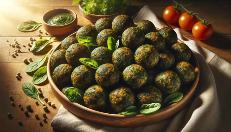 bolitas de espinaca