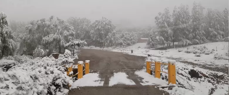 Nieve en Valle de Uco