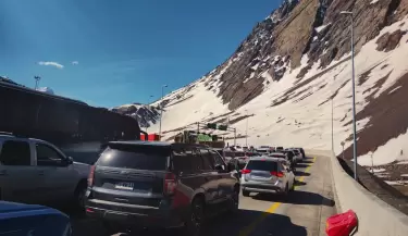 Paso Cristo Redentor abierto