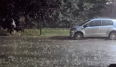Lluvias en distintas zonas de Mendoza