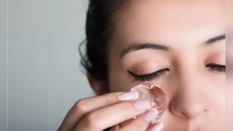 hielo piel belleza
