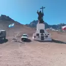 Cerraron el circuito de acceso al Monumento al Cristo Redentor por nevadas