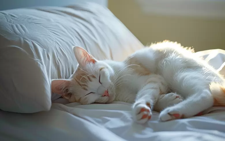 gato-cama