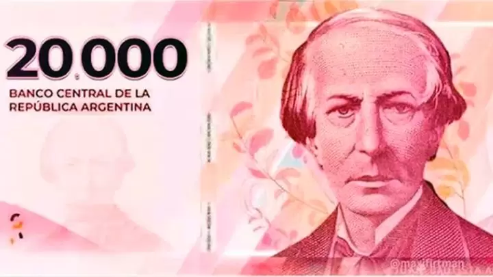 Billete de 20.000