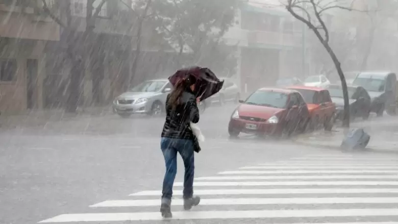 Fuertes lluvias en Mendoza