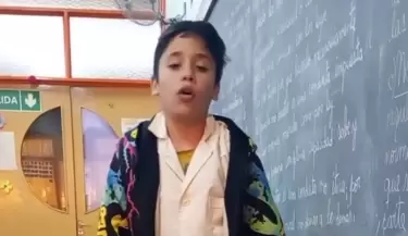 ni�o mendocino viral por la serenata a su maestra