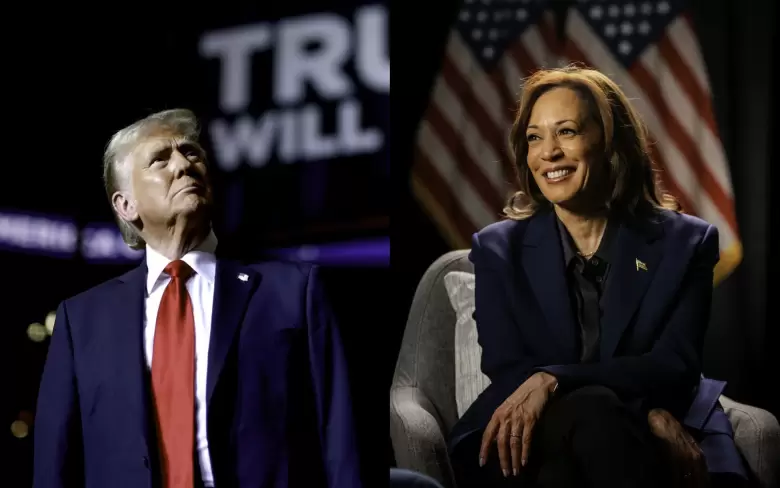 donald trump y kamala harris