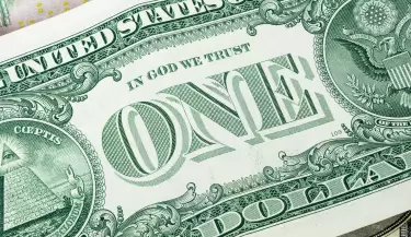 billete 1 dolar