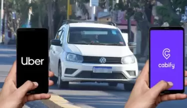Choferes de Uber y Cabify