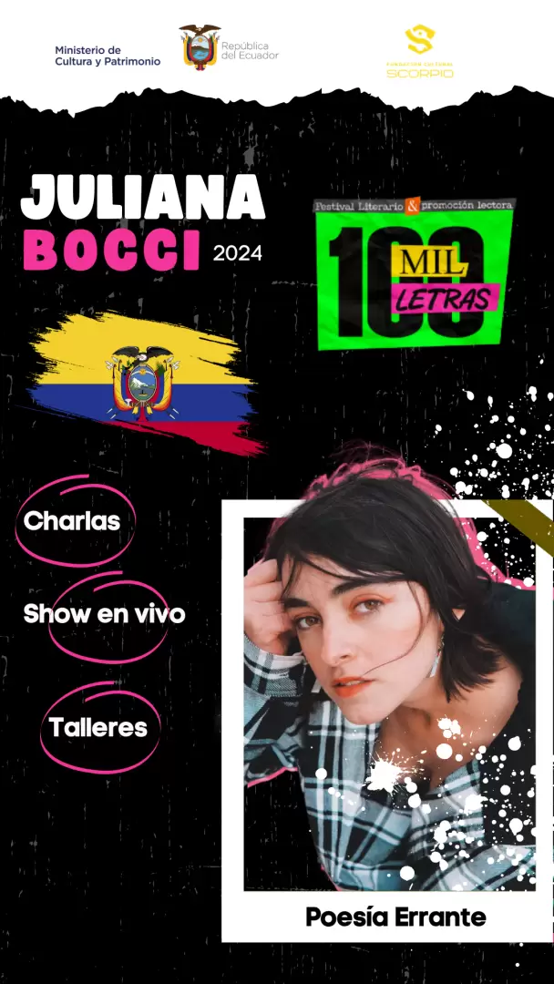 Juliana Bocci, escritora mendocina de poesía oral