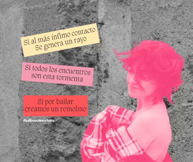 Juliana Bocci, escritora mendocina de poesía oral