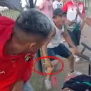 (Videos) Salvaje agresi�n al plantel e hinchas de Fray Luis Beltr�n