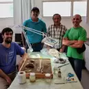 Prestigiosos paleont�logos restauran en Mendoza parte de un enorme dinosaurio carn�voro