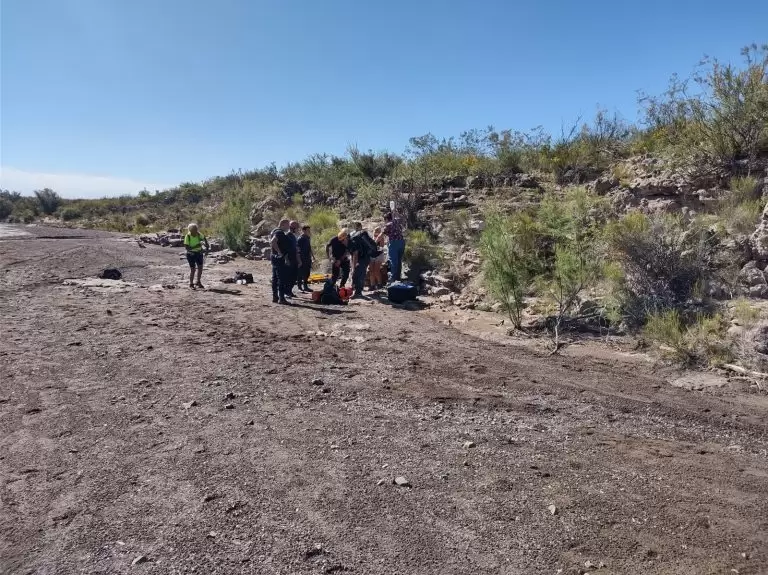 mujer accidentada