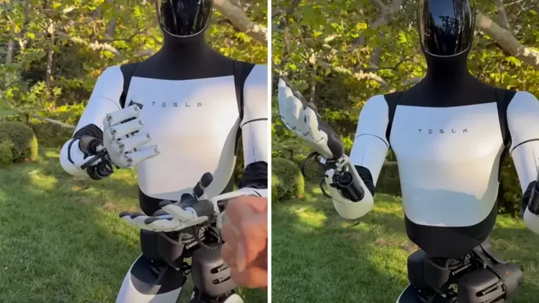 robot tesla