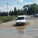 Por la crecida de un arroyo, hubo un importante corte de ruta en Tupungato