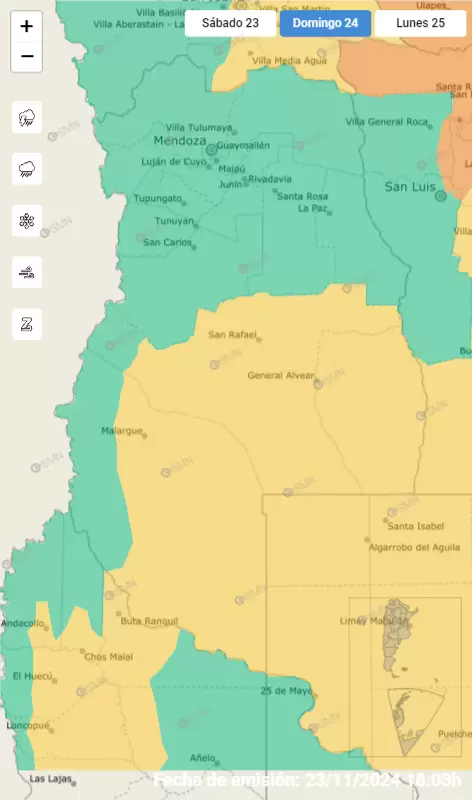 mapa alertas smn