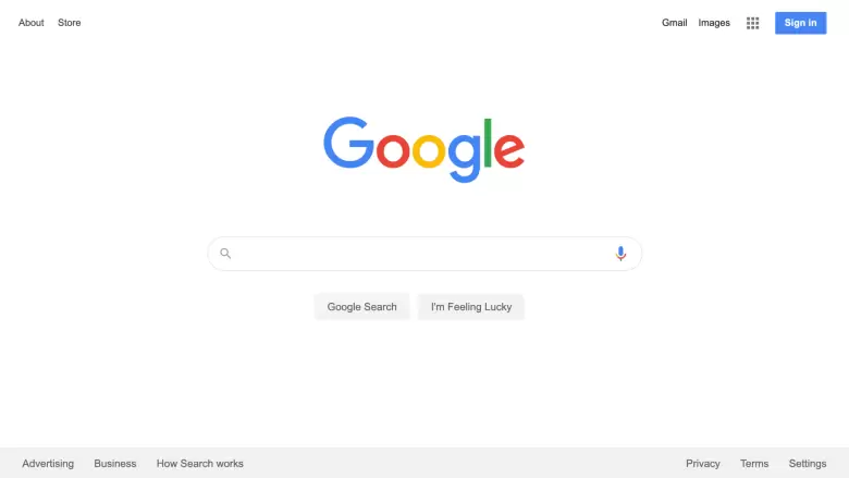 google pagina web buscador