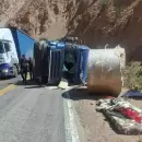(Video) Un camión y un auto se accidentaron en la ruta 7, a pocos kilómetros de distancia