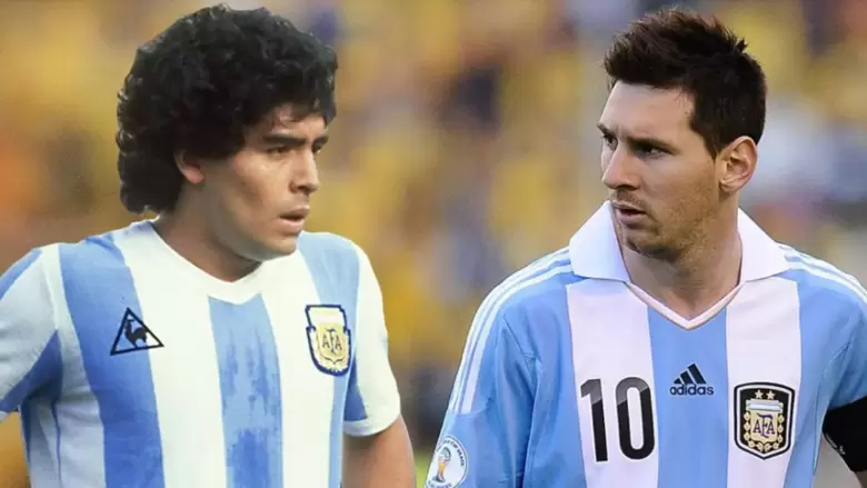 MARADONA Y MESSI IA