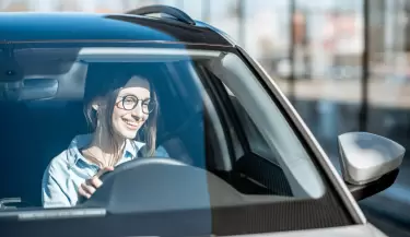 manejando auto