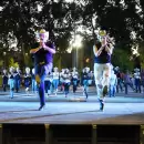 Los amantes de la música y danza country colmaron la plaza principal de San José