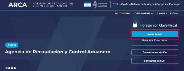 WEB OFICIAL DE ARCA