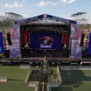 As� es el escenario de la Fiesta Provincial de la Cerveza en el Hip�dromo de Mendoza