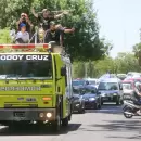 Godoy Cruz armó un caravanazo para celebrar el campeonato de Julián Santero en el TC