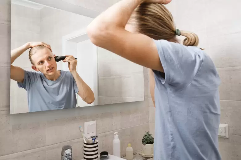 cortarse el pelo