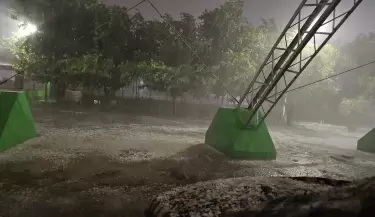 Tormenta de granizo en Jun�n - Martes 17-12-24