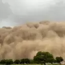 (Videos) Una impactante tormenta de polvo cubri� todo el cielo del pueblo de Sachayoj