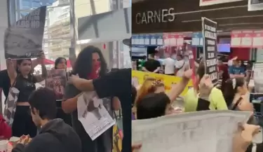 Protestas en shopping