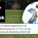 TikTok y fútbol: Cuáles son los cinco clubes argentinos que arrasaron en la plataforma