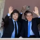 (Video) Javier Milei se reuni� con Edmundo Gonz�lez y ambos saludaron a la multitud desde el balc�n de la Casa Rosada