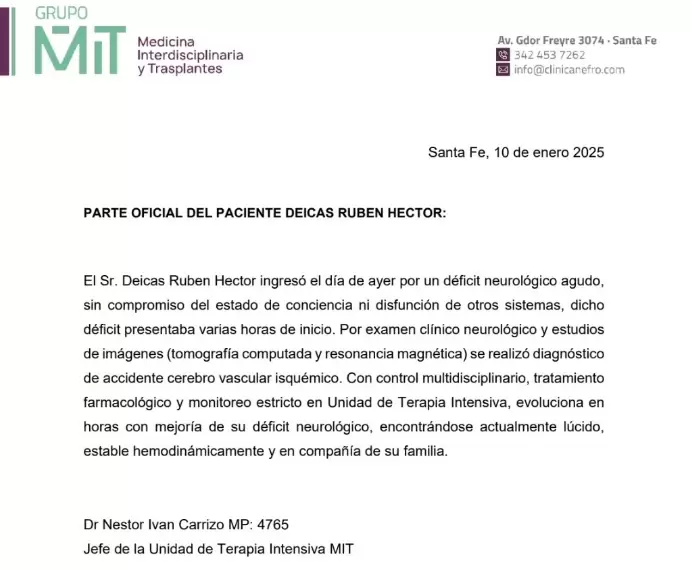 parte medico