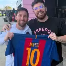 (Video) El encuentro viral entre Lionel Messi y el streamer La Cobra: "Conoc� a mi �dolo"