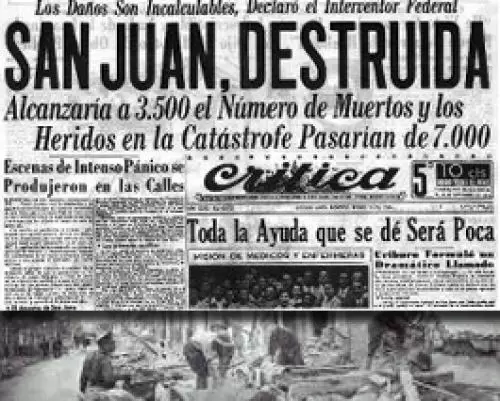 Terremoto de San Juan. 1944