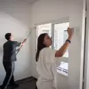 ColaborArte: jóvenes muralistas pintan un Jardín de Infantes de Godoy Cruz