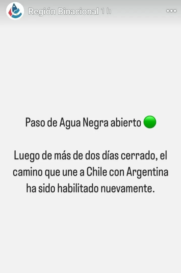 Paso Agua Negra - San Juan