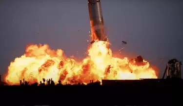 starship elon musk explosion