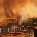 Otro destructivo incendio en Los Ángeles: Ya arrasó con dos mil kilómetros cuadrados