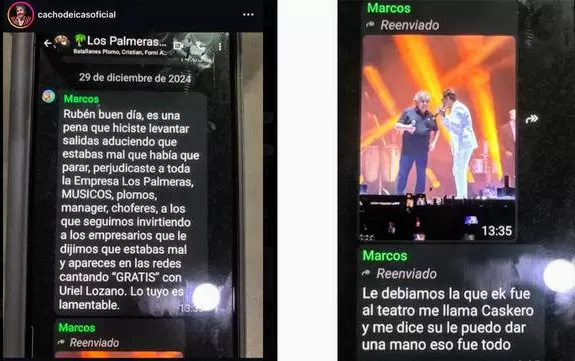 Escala el conflicto en Los Palmeras: el cruce del hijo de Cacho y Marcos Camino