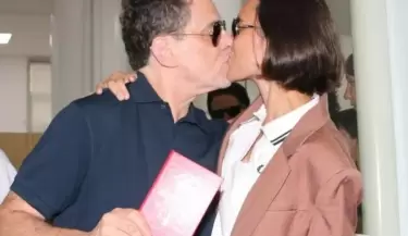 Andr�s Calamaro se cas� por tercera vez