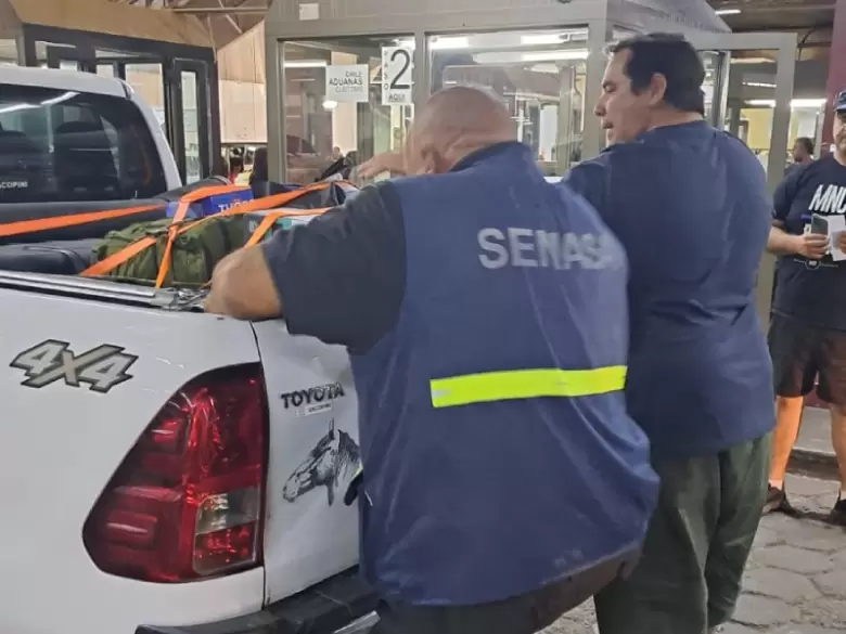 Senasa: Decomisaron más de 2 toneladas de productos en el Paso Cristo Redentor