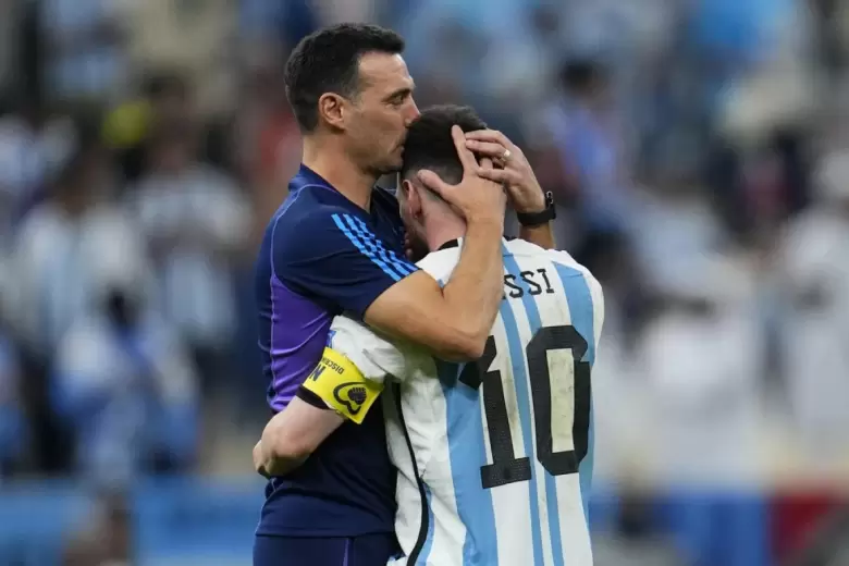 messi - scaloni